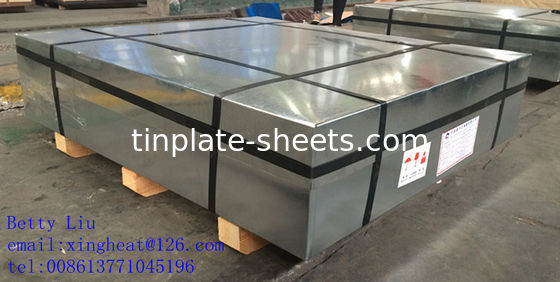 Material MR y SPCC Hoja de acero libre de estaño con superficie brillante y de piedra para tapas de corona y tapas de lata 0,15-0,49 mm de espesor
