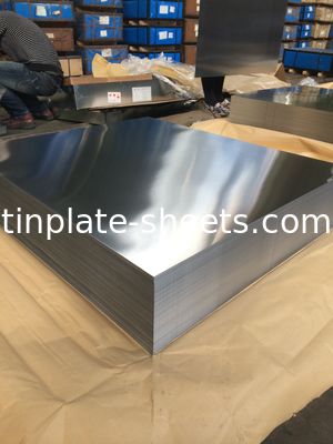 Piedra brillante plata de superficie de acabado de matas de hojalata para latas de productos químicos y latas de alimentos con diferentes opciones