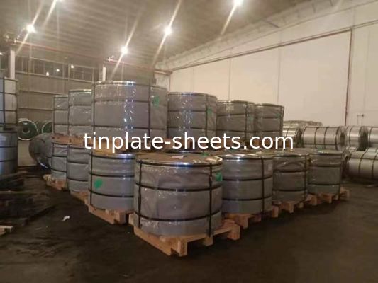 Piedra brillante plata de superficie de acabado de matas de hojalata para latas de productos químicos y latas de alimentos con diferentes opciones