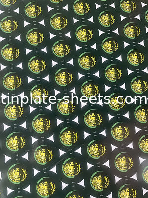 Envase de hojalata con espesor de 0,15-0,49 mm Superficie brillante/piedra/plata/mat acabado L/C/T/T/DP Pago 4-8MT Peso