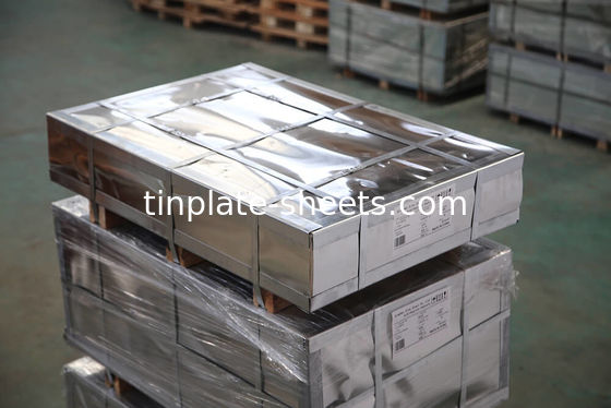 Hojas de estaño para latas de productos químicos y alimentos MR y SPCC Material de acabado brillante y de piedra JIS G3303