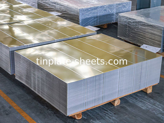 JIS G3303 EN10202 y ASTM624 Hojas de estaño estándar para latas de productos químicos y latas de alimentos y competitivos