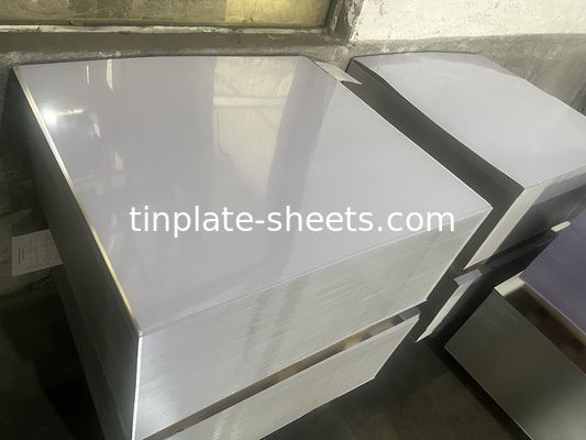 Rollo de lata competitivo para la conservación de alimentos y bebidas 2.0/2.0 2.8/5.6 Revestimiento de lata y piedra brillante Plata acabado de superficie mate