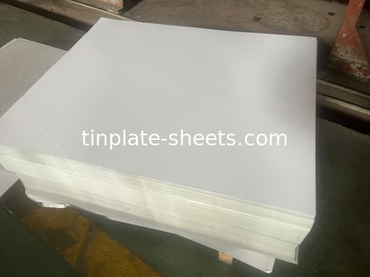 Hojas de estaño personalizables para latas MR y material SPCC Varios espesores y opciones de temperatura