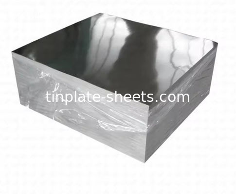 Piedra brillante Plata de superficie de acabado Matt hoja de hoja de estaño con laca para diseños personalizados y soluciones de embalaje atractivas