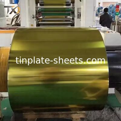 Cuatro colores SPCC Impreso de estaño T1 T2 T3 T4 Revestimiento de grado alimenticio