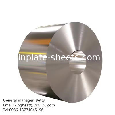 Plata de estaño electrolitic 2.8/2.8 JIS G330 para latas de alimentos 1.1/1.1 Molino de estaño Fabricante T2.5 T3 T4 T5 DR8 DR9