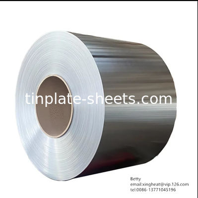 Hojas de estaño brillante/piedra/plata/mat para latas Alta resistencia a la corrosión y formabilidad Disponibles en varios tamaños y grosores