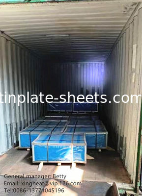 Términos de pago flexibles Hojas de estaño para latas de productos químicos y alimentos L/C T/T DP Conveniente para los compradores