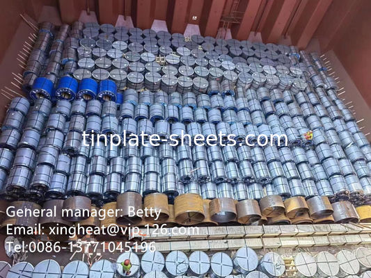 Términos de pago flexibles Hojas de estaño para latas de productos químicos y alimentos L/C T/T DP Conveniente para los compradores