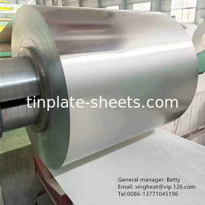 Fabricación de placas de estaño para latas de productos químicos y alimenticios