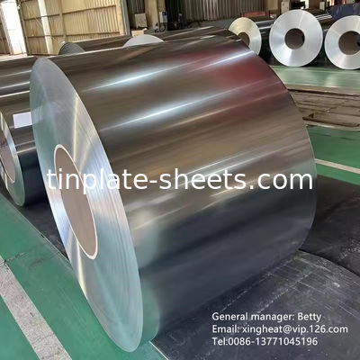 MATT bobina de acero con recubrimiento de cromo electrolitico acabado Max 2000mm OD T3