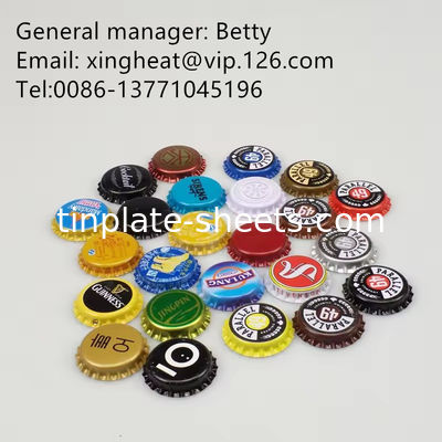Hoja de hoja de estaño impresa con espesor y dimensiones personalizados para el embalaje 4 Impresión a color y 6 Impresión de molino a color