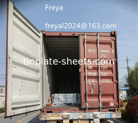 Hojas de estaño conformes a las normas JIS G3303 EN10202 y ASTM624 para latas de productos químicos y alimentos
