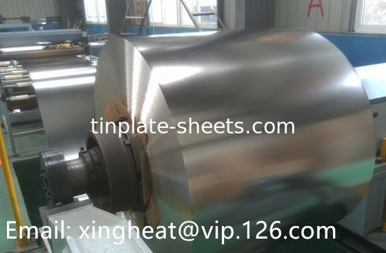 MR SPCC bobina de estaño de 2000 mm de diámetro exterior máximo para la fabricación de latas T3 T4 T5