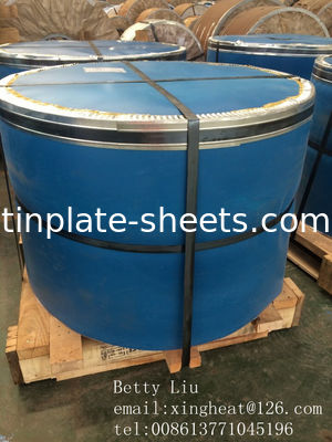 1.5-1.85MT Hojas de estaño impresas en las normas JIS G3303 EN10202 o ASTM624