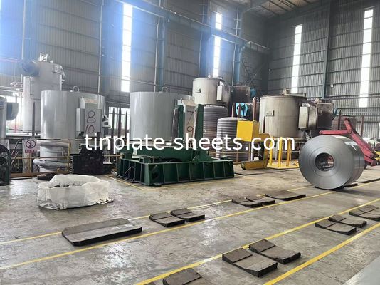 Hojas de estaño electrolitico MR y SPCC Material 0,13-0,48 mm espesor 600 mm-986 mm anchura 600 mm-1160 mm longitud de corte T2-T5 Temperatura