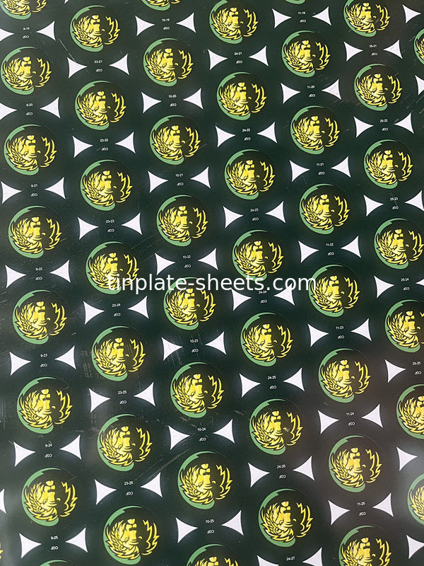 Envase de hojalata con espesor de 0,15-0,49 mm Superficie brillante/piedra/plata/mat acabado L/C/T/T/DP Pago 4-8MT Peso