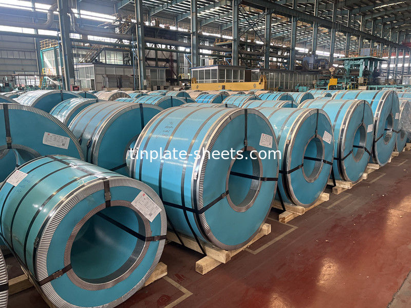 Lamas de bobina de estaño fabricante de molino de piedra plata acabado brillante T3 T4 T5 T2.5 DR8 T2.5 utilizado para latas de alimentos químicos