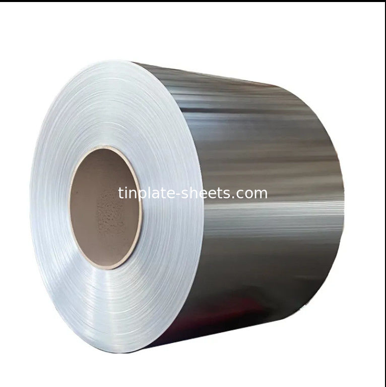 Ancho 512-980 mm Prime Electrolítica de estaño T3 T2.5 T4 T5 fábrica de estaño piedra acabado brillante acabado plata