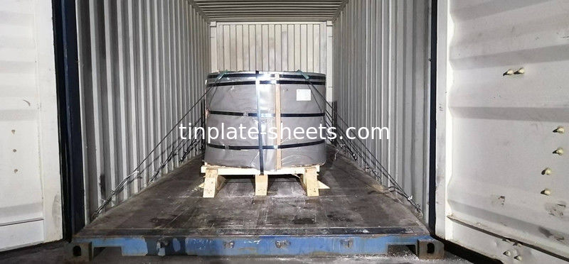 JIS G3303 bobina T5 de estaño estándar para latas de alimentos 1.1/1.1 2.2/2.2 2.8/2.8 5.6/5.6 2.0/2.0 2.8/5.6 Revestimiento de estaño