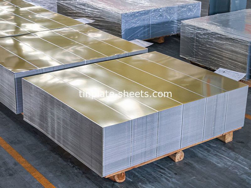 JIS G3303 EN10202 y ASTM624 Hojas de estaño estándar para latas de productos químicos y latas de alimentos y competitivos