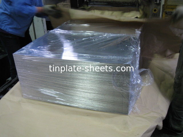 Las hojas de estaño de buena calidad JIS G3303 estándar T3 T4 T5 DR8 2.0/2.0 STONE FINISH Hojas de estaño electroliticas