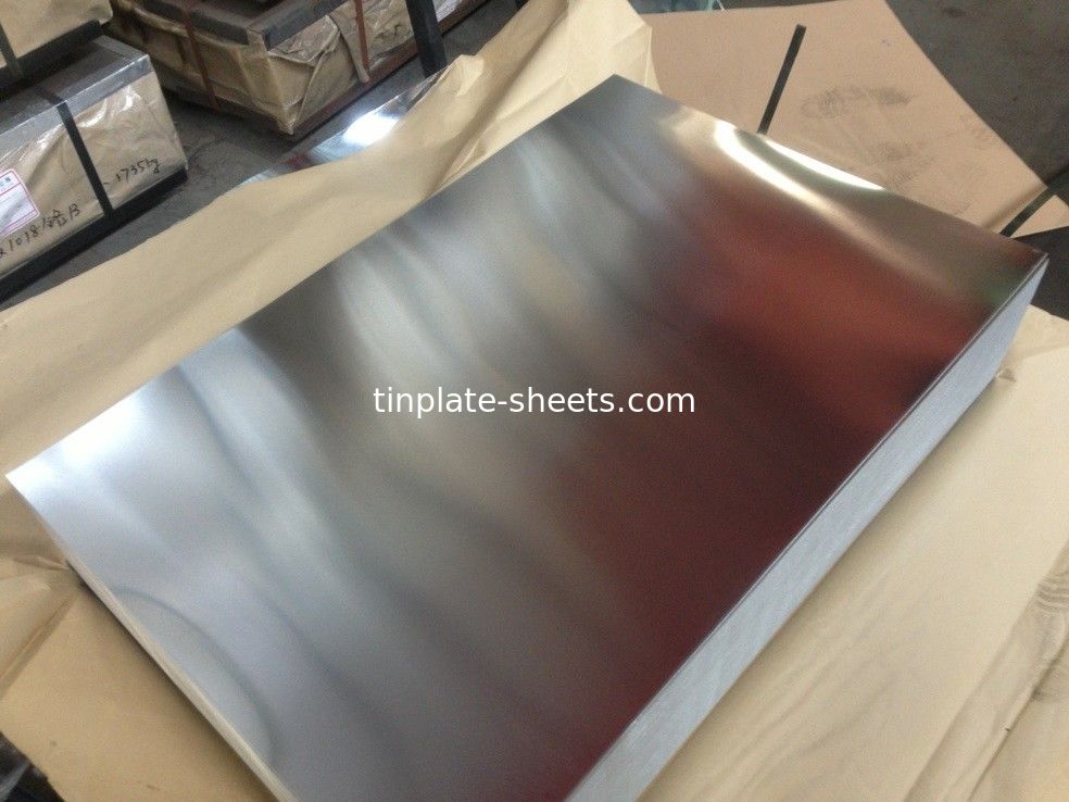 Líneas de estaño para latas de embalaje JIS G3303 T4 T5 DR8 2.8/2.8 STONE FINISH Líneas de estaño electrolíticas