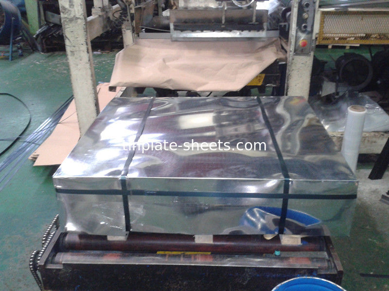 Líneas de estaño para latas de embalaje JIS G3303 T4 T5 DR8 2.8/2.8 STONE FINISH Líneas de estaño electrolíticas