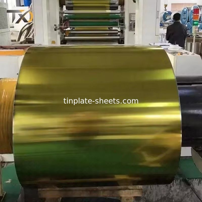 Impresión de recubrimientos para productos alimenticios de hoja de estaño de 4 colores impresa de estaño de 6 colores impresa de estaño de latas químicas