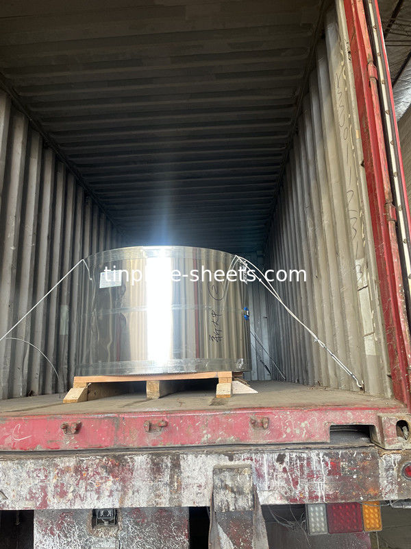 Hojas de bobina de estaño Fabricante de molino de piedra plata acabado brillante T3 T4 T2.5 DR8 T2.5 Usado para latas de alimentos químicos