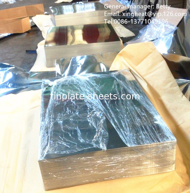 Producción de papel de hojalata de buena calidad 2.8/2.8 Fabrica de papel de hojalata T4 T5 DR8 DR9