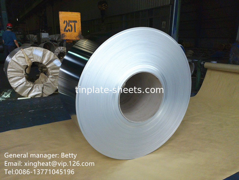 Plata de estaño electrolitic 2.8/2.8 JIS G330 para latas de alimentos 1.1/1.1 Molino de estaño Fabricante T2.5 T3 T4 T5 DR8 DR9