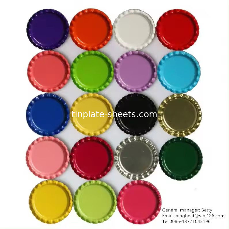 CMYK Impresión en color de acero libre de estaño 512mm-907mm Buena formabilidad