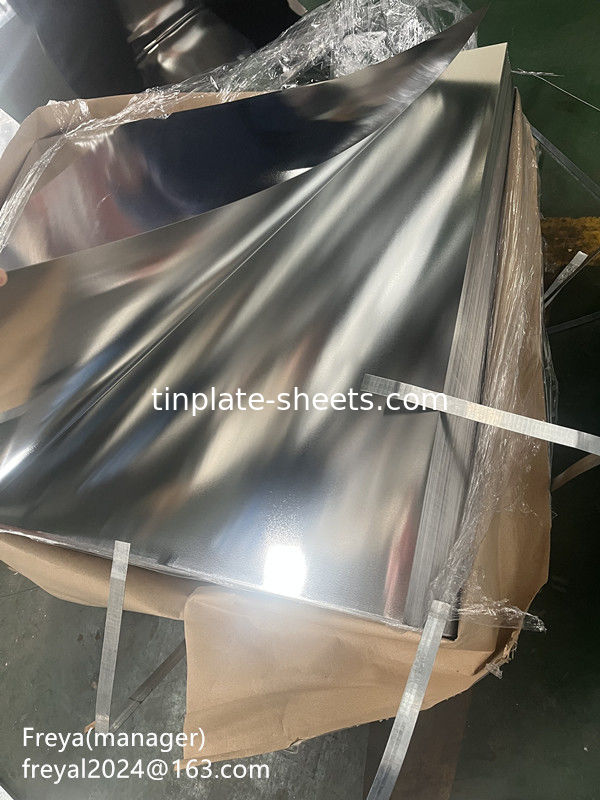 Pintura de estaño 2.8/2.8 2.8/5.6 1.1/1.1 T3 T4 T5 DR8 DR9 producto del molino de estaño bobina de hoja de estaño
