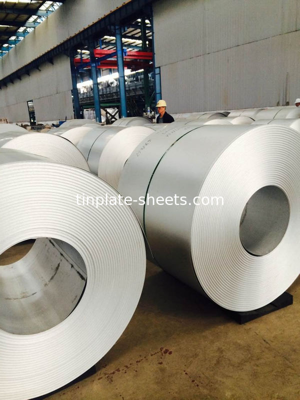Lámina de hoja de estaño para latas químicas y latas de alimentos con material MR y SPCC y longitud de corte de 600 mm-1160 mm