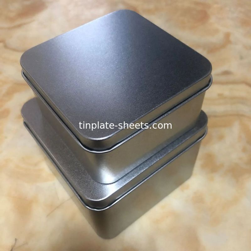 Placa de estaño impresa personalizable con plata de piedra brillante o acabado mate para un embalaje llamativo