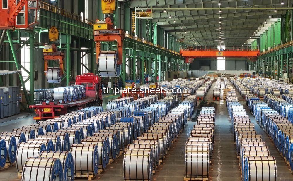 4MT a 8MT peso por bobina bobina de hojalata disponible para fácil manejo y envío