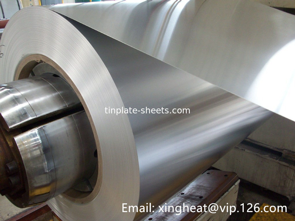 MR SPCC bobina de estaño de 2000 mm de diámetro exterior máximo para la fabricación de latas T3 T4