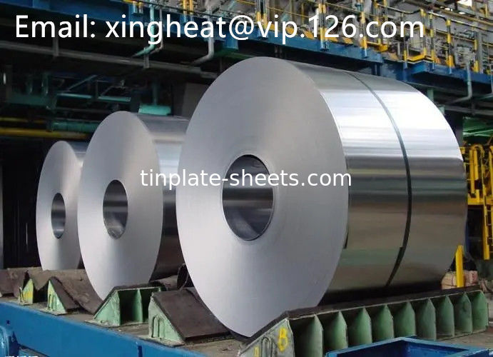Fabrica de chapas de hoja de estaño Fabricante de fábrica de piedra plata acabado brillante T3 T4 T2.5 DR8 2.8/2.8 Revestimiento de estaño