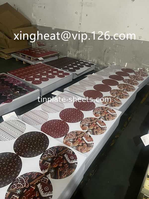 Placas de estaño impresas resistentes a la corrosión para envases y otras industrias con espesor personalizable