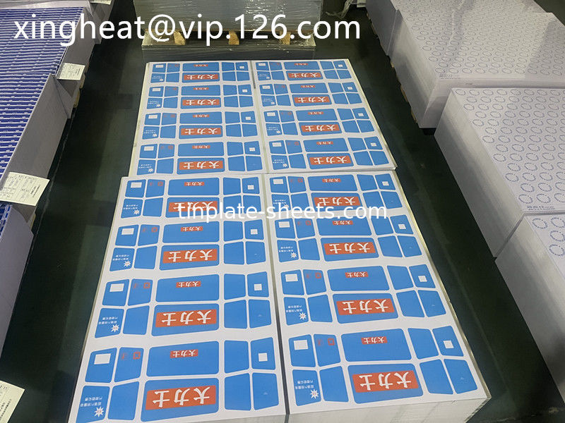 Hoja de estaño impreso personalizable con excelente resistencia a la corrosión y cualidades estéticas