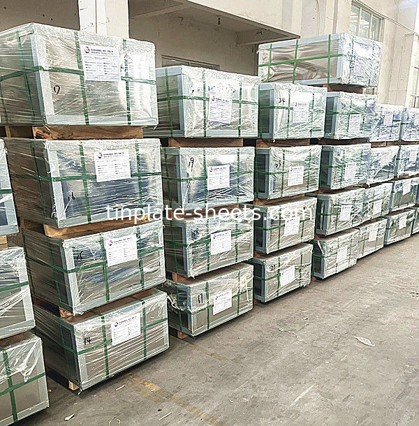 25 toneladas métricas Cantidad mínima de pedido de láminas de estaño con embalaje apto para el mar de la fábrica de estaño