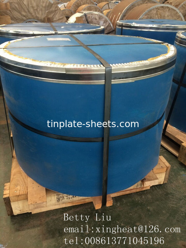 Material MR y SPCC Hojas de hoja de estaño para latas de productos químicos y alimentos 0,15-0,49 mm espesor 600 mm-1160 mm longitud de corte