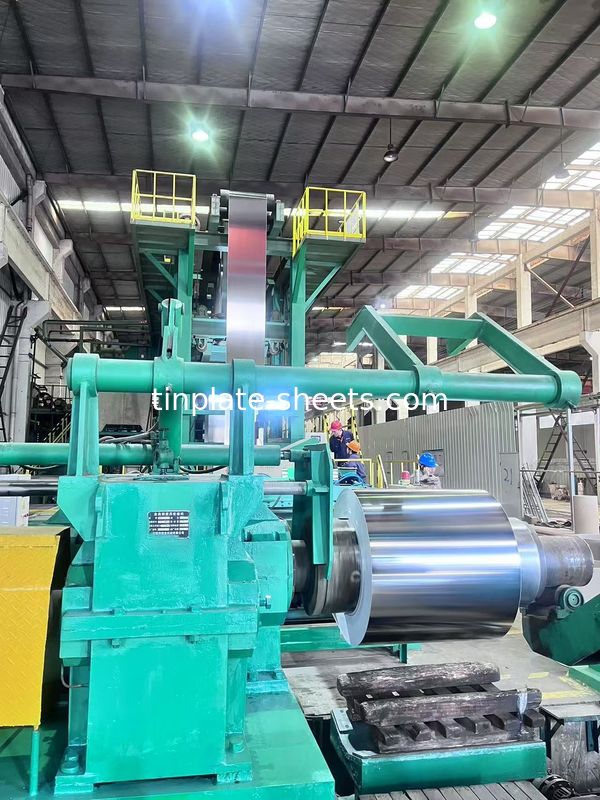 bobina de estaño electrolitico para hojas de estaño con revestimiento de estaño 5.6/5.6 y acabado de superficie mate