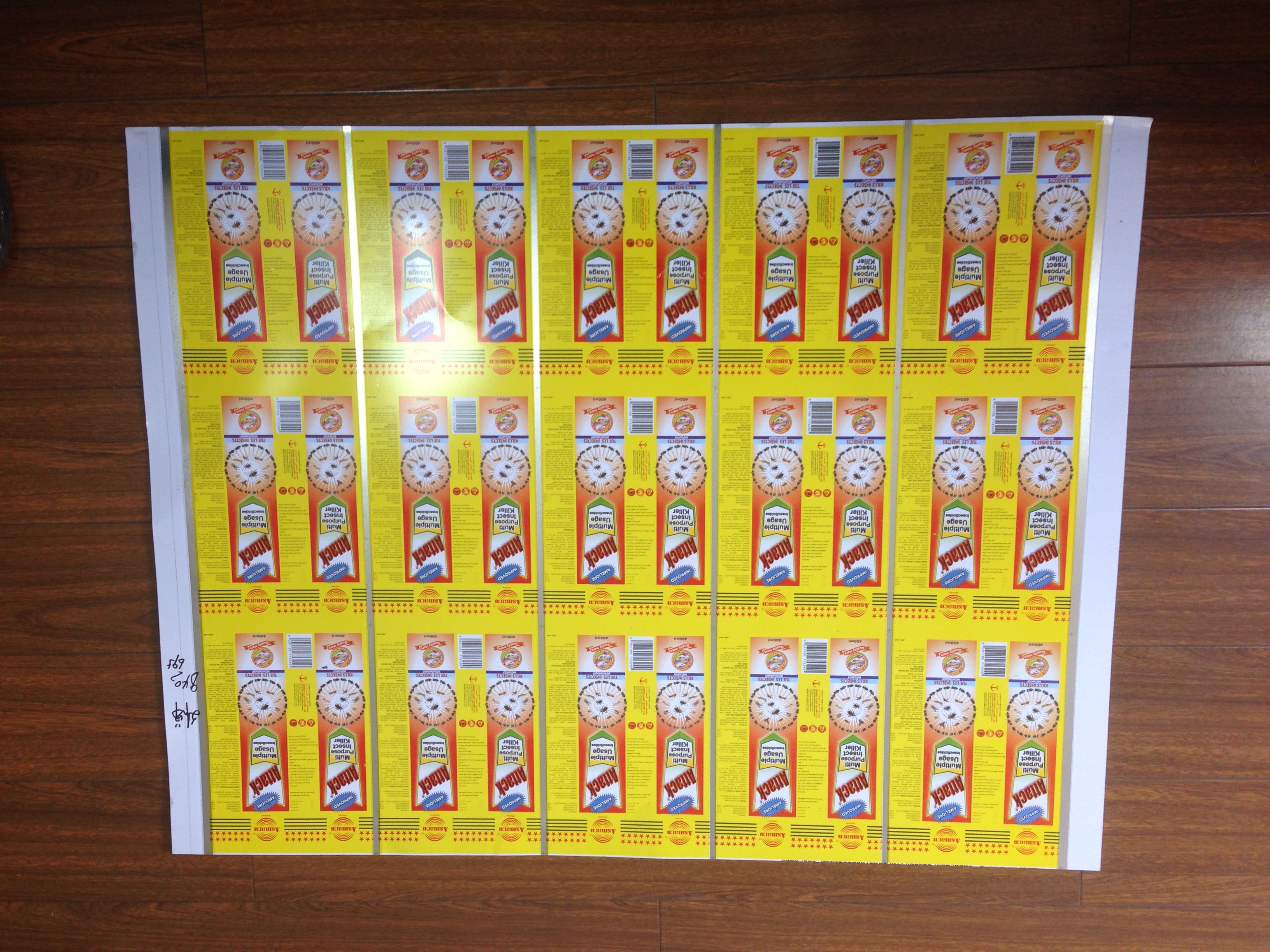 buena calidad Grado de alimentos hoja de estaño impresa para envases de alimentos latas químicas 4 colores estaño impresa 6 colores