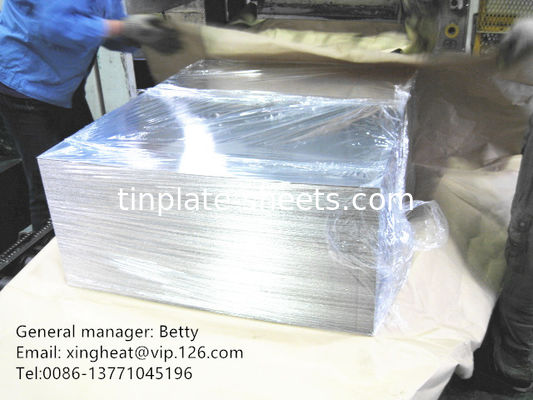 DR8/DR9 Materiales de hojalata de acero templada para envases de alimentos